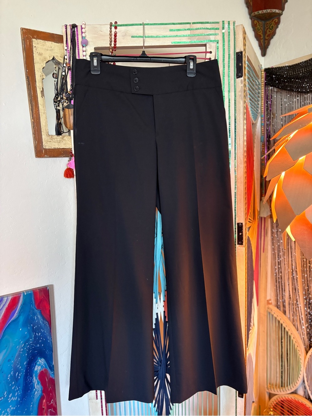 Wide lagged pantsuit